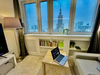 Część wypoczynkowa w obiekcie PALACE 3 WiFi 65'TV Netflix HBO Disney AppletTV