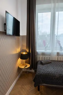 Telewizja i/lub zestaw kina domowego w obiekcie ClickTheFlat Wilcza 35 City Center Apart Rooms