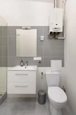 Łazienka w obiekcie Stylish Apartment Świętojańska by Noclegi Renters