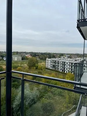 Balkon lub taras w obiekcie Apartamenty Wiktoryn 6A