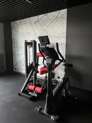 Centrum fitness w obiekcie Apartamenty Wiktoryn 6A