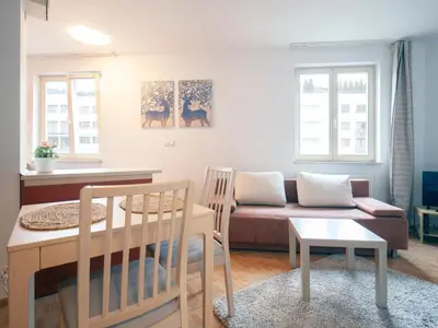 Część wypoczynkowa w obiekcie Warsaw-Aparts Bukowińska 8
