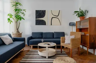 Część wypoczynkowa w obiekcie Warsaw Concierge Targowa