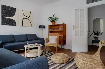 Część wypoczynkowa w obiekcie Warsaw Concierge Targowa