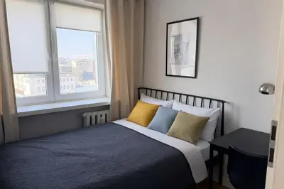 Łóżko lub łóżka w pokoju w obiekcie OhMyHome - Platynowa