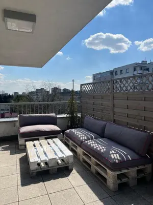 Balkon lub taras w obiekcie Apartament Księcia Janusza