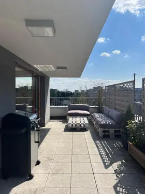 Balkon lub taras w obiekcie Apartament Księcia Janusza