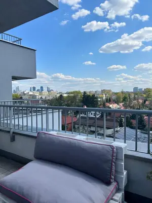 Balkon lub taras w obiekcie Apartament Księcia Janusza