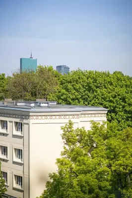 Budynek, w którym mieści się apartament