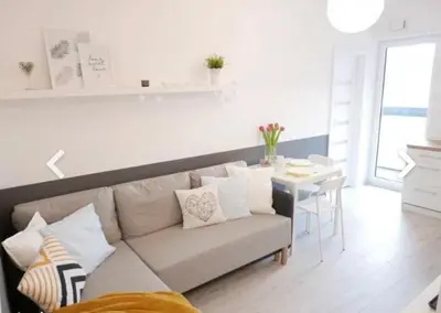 Część wypoczynkowa w obiekcie ViviAppartments, Warsaw, Targowek