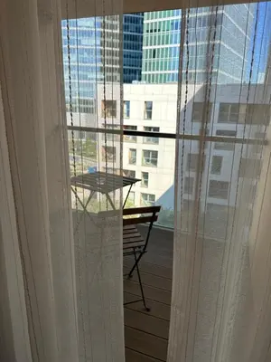 Balkon lub taras w obiekcie Apartament WARSZAWA Rondo Daszyńskiego Kolejowa EXPO