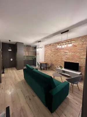 Kuchnia lub aneks kuchenny w obiekcie Apartament WARSZAWA Rondo Daszyńskiego Kolejowa EXPO