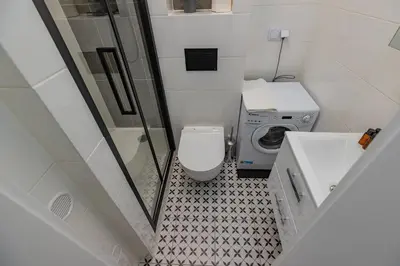 Łazienka w obiekcie ShortStayPoland Śliska (B111)