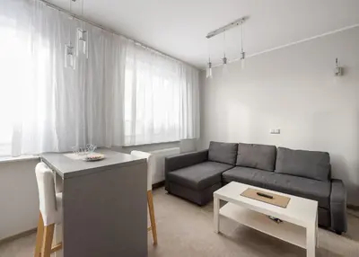 Plan piętra w obiekcie Okopowa Homey Apartment by BookingHost