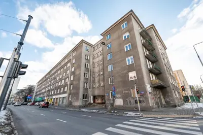 Plan piętra w obiekcie Okopowa Homey Apartment by BookingHost