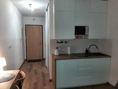 Kuchnia lub aneks kuchenny w obiekcie Apartament Zachód
