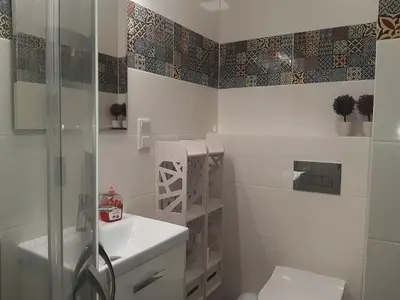 Łazienka w obiekcie Apartament Zachód