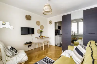 Telewizja i/lub zestaw kina domowego w obiekcie Boho Dream Studio