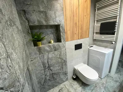 Łazienka w obiekcie Wileńska Home apartment 1