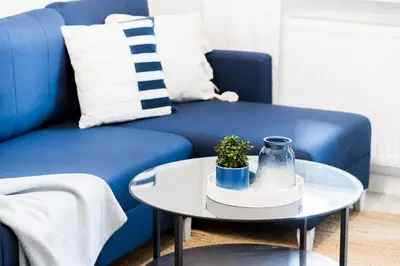 Część wypoczynkowa w obiekcie Pasłęcka Apartments - Workspace - by Rentujemy