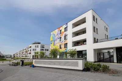 Budynek, w którym mieści się apartament