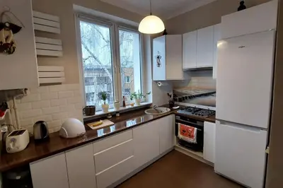 Kuchnia lub aneks kuchenny w obiekcie Zeromskiego Apartment - Warsaw