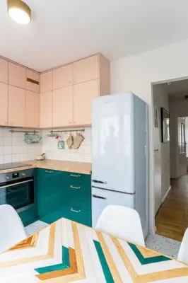 Kuchnia lub aneks kuchenny w obiekcie Warsaw Concierge Miodowa