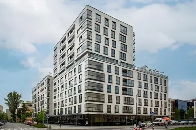 Budynek, w którym mieści się apartament