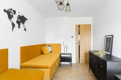 Część wypoczynkowa w obiekcie P&O Apartments Sobieskiego - Mokotów