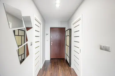 Telewizja i/lub zestaw kina domowego w obiekcie Spacious Studio AC View Pokorna 2 Parking