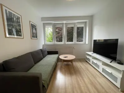 Telewizja i/lub zestaw kina domowego w obiekcie Pruszkowska by VAYA STAYS