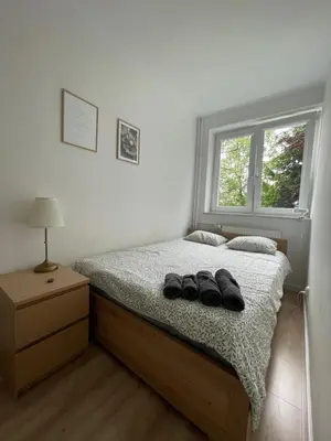 Łóżko lub łóżka w pokoju w obiekcie Pruszkowska by VAYA STAYS