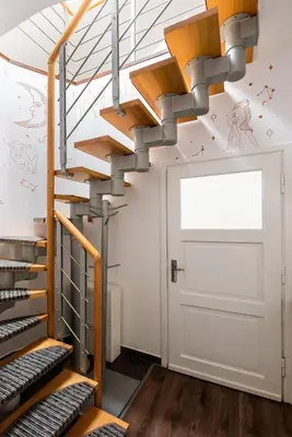 Plan piętra w obiekcie Plac Narutowicza Two-Level Apartment by BookingHost