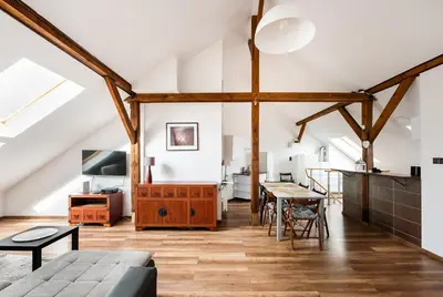 Część wypoczynkowa w obiekcie Plac Narutowicza Two-Level Apartment by BookingHost