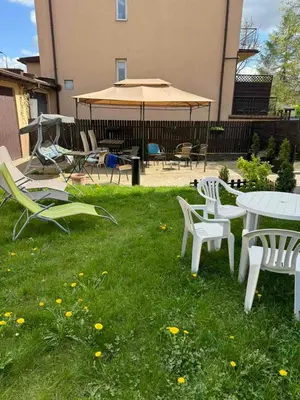Ogród w obiekcie Hostel Home