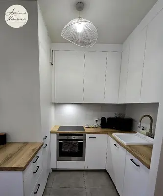 Kuchnia lub aneks kuchenny w obiekcie Apartament Nadwiślański