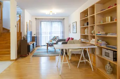 Kuchnia lub aneks kuchenny w obiekcie Monicasa Szczęśliwice