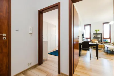 Plan piętra w obiekcie ShortStayPoland Grodkowska (B114)