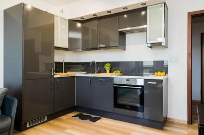 Kuchnia lub aneks kuchenny w obiekcie ShortStayPoland Grodkowska (B114)