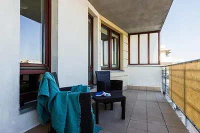 Balkon lub taras w obiekcie ShortStayPoland Grodkowska (B114)