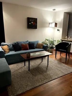 Część wypoczynkowa w obiekcie Warsaw Premium Apartment National Stadium