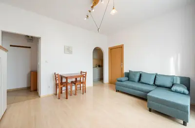 Część wypoczynkowa w obiekcie Plac Wilsona Euphony Apartment by BookingHost