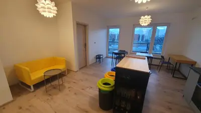 Część wypoczynkowa w obiekcie Pokoje Oszmiańska