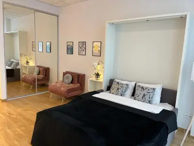 Część wypoczynkowa w obiekcie Aleje Jerozolimskie 216 By Perfect Apart