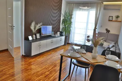 Telewizja i/lub zestaw kina domowego w obiekcie Praga Premium Comfort na wyłączność