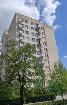 Budynek, w którym mieści się apartament