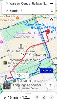 Plan piętra w obiekcie Panorama Studio At Sky