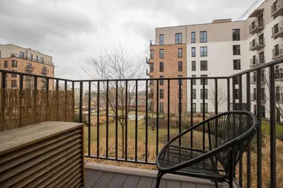 Balkon lub taras w obiekcie ShortStayPoland Sierakowskiego (B117)