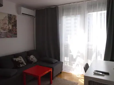 Część wypoczynkowa w obiekcie Apartament Rondo ONZ