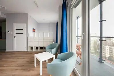 Część wypoczynkowa w obiekcie New Varsovia Comfort 828 by BookingHost